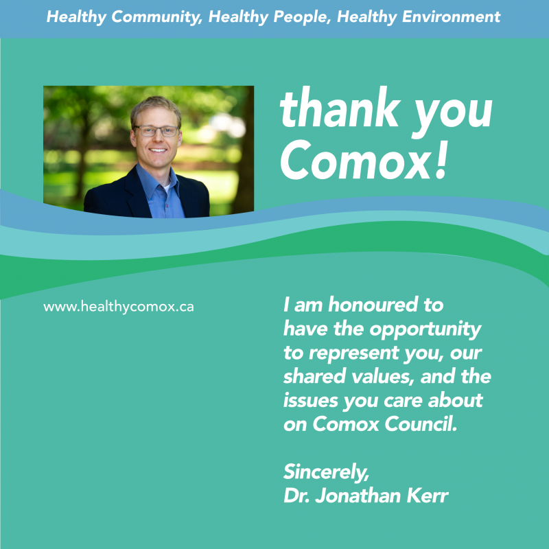 Thank you Comox